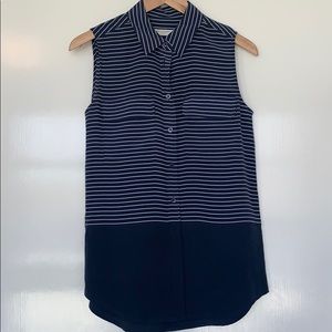 Equipment Signature Sleeveless Blouse - 100% silk